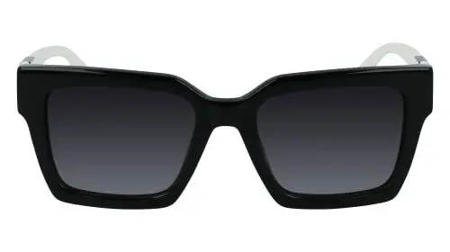 Produktbild: Karl Lagerfeld Damen KL6057S Sonnenbrille, Schwarz/Weiß, Einheitsgröße