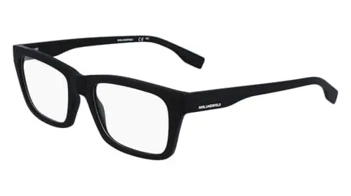 Produktbild: Karl Lagerfeld Unisex KL6138 Sunglasses, 002 Matte Black, 53