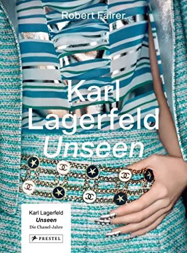 Produktbild: Karl Lagerfeld Unseen: Die Chanel-Jahre. Überformat mit Lotus-Leineneinband und Folienprägung