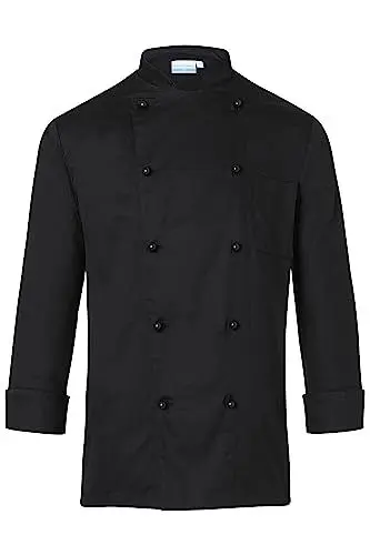 Produktbild: Karlowsky Kochjacke Basic schwarz - Größe XS