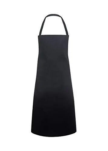 Produktbild: Karlowsky BLS 3 PURE Latzschürze BASIC, 65% Polyester/35% Baumwolle, Schwarz, Einheitsgröße