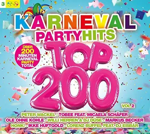 Produktbild: Karneval Party Hits Top 200 Vol.2