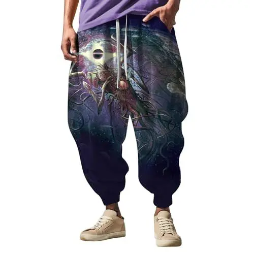 Produktbild: Karo Hosen MäNner Rote Sporthose Herren Freizeithose Herren Lang Baumwolle Lounge Pants Herren Skinny Jogginghose Jogginghose Herren Gr S Hosen mit Seitentaschen Herren