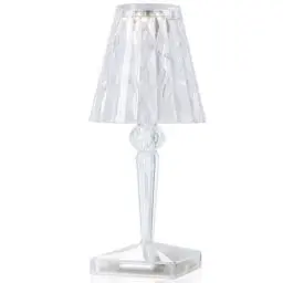 Produktbild: Kartell Battery, Tischleuchte, Glasklar