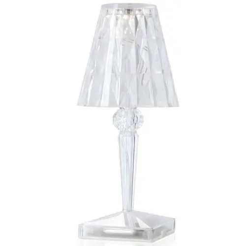 Produktbild: Kartell Battery, Tischleuchte, Glasklar