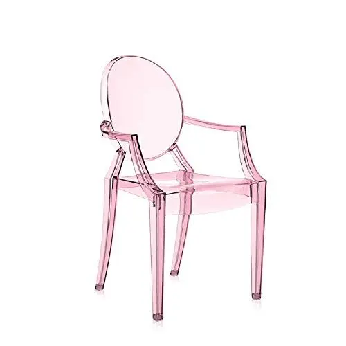 Produktbild: Kartell Ghost Stuhl Lou, rosa transparent, 39 x 37 x 63 cm