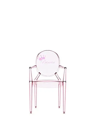 Produktbild: Kartell Loulou Ghost Kinderstuhl, Polykarbonat, rosa, 37 x 40 x 63 cm