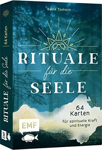 Produktbild: Kartenbox: Rituale für die Seele – 64 Karten für spirituelle Kraft und Energie: Mit Affirmationen, Übungen für mehr Achtsamkeit, Meditationen und kraftvollen Momenten zur Entdeckung deiner Seele