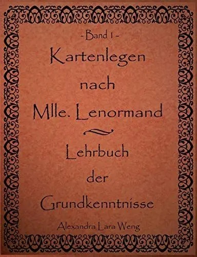 Produktbild: Kartenlegen nach Mlle. Lenormand - Lehrbuch der Grundkenntnisse: Band 1