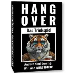 Produktbild: KARTENVERSAND24 Hangover Trinkspiel für Erwachsene Partyspiel Trinkspiele ab 16 18 Jahren Partyspiele Karten Kartenspiel Saufspiel (Spielkartenkarton)