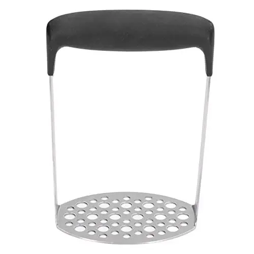 Produktbild: Kartoffelstampfer, Kartoffeldruckstampfer, manueller Kartoffelstampfer aus Edelstahl, Küchengerät mit rutschfestem Griff