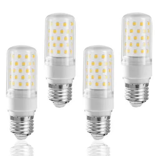 Produktbild: Karyoosi 4er E27 LED Lampe, E27 LED Neutralweiß, 5W LED Glühbirne E27 Ersatz 40W Halogenlampe, Neutralweiß 4000K, 500LM, AC 220-240V, Nicht Dimmbar, E27 Schraube Glühbirne