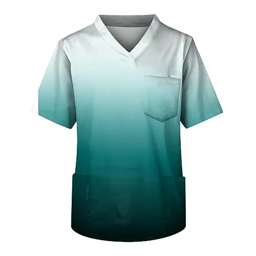 Produktbild: Kasack Herren Baumwolle Berufsbekleidung Pflege Herren Scrubs Die Anfänger Schlupfkasack Herren Pflege Uniform Herren Medizinische Uniform Kasaks Altenpflege Herren Arbeitskleidung & Uniformen