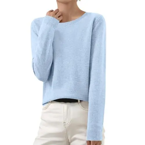 Produktbild: Generisch Strickjacke Schwarz Sommerpulli Damen Leicht Sommerpullover Häkelweste Weiches Sweatshirt Strickwaren Strickpullover Kurzarm Blut Dünne Türkis S