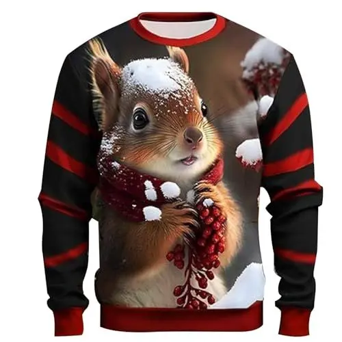Produktbild: Black Friday Poloshirt Herren Langarm Weihnachts Tshirt Weihnachtspullover Jungen 170 Bluse Weihnachten Sweatshirt Weihnachten Herren Weihnachtspullover Jungen 116 sexy weihnachtskostüm männer