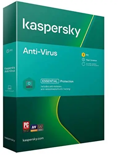 Produktbild: Kaspersky Anti-Virus 2020 Standard | 1 Gerät | 1 Jahr | Windows | Aktivierungscode in frustfreier Verpackung|2020|3 Gërate|1 Jahr|Windows PC & Tablet | Mac OS | Android|Download|Download