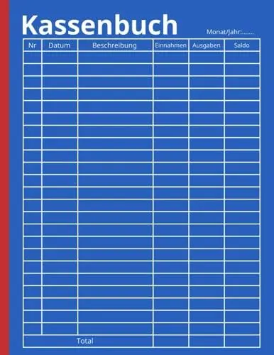 Produktbild: Kassenbuch: DIN A4| Für Selbständige, Vereine und Kleinunternehmer