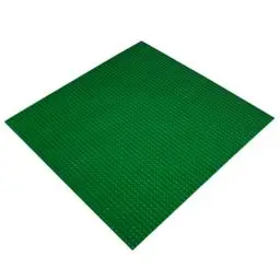 Produktbild: Katara 1672 - Große Bauplatte Grundplatte 40cm*40cm/50x50 Noppen, Kompatibel Lego, Q-Bricks, Papimax, Sluban, Grün