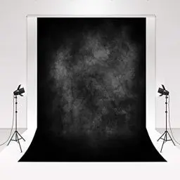Produktbild: Kate Hintergrund 2x3m Farbverlauf Schwarz Grau Studio Foto Hintergrund Dunstiger Nebel Kunst Fotografie Hintergrund Hintergrund Magazin Werbung Shooting Photo Booth YouTube Video Hintergrund