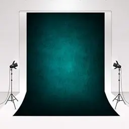 Produktbild: Kate Hintergrund Fotografie Schwarz-Grün 2x3m Retro Hochzeit Fotobox Requisiten klappbarer Video Hintergrund Wunderschöne Samt Textur Requisiten Star Magazine Foto Hintergrund Vintage Kleid