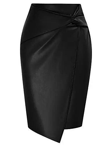 Produktbild: Kate Kasin Business Damen Rock Mit Schlitz M