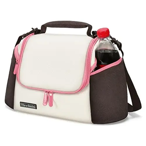 Produktbild: Kato Tirrinia Faltbar Klein Kühltasche 10.8L(17 Dosen) für Damen Herren Kinder, Arbeit Lunchtasche Isoliertasche für Unterwegs Auto Picknick Strand, Mini Wasserdichte Essen Thermotasche Lunchbag