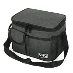 Produktbild: Kato Tirrinia Faltbar Klein Kühltasche 8L(15 Dosen), Arbeit Lunchtasche Isoliertasche für Unterwegs Auto Picknick Strand, Mini Essen Thermotasche Lunchbag Lunchbox Tasche für Herren Damen Kinder,