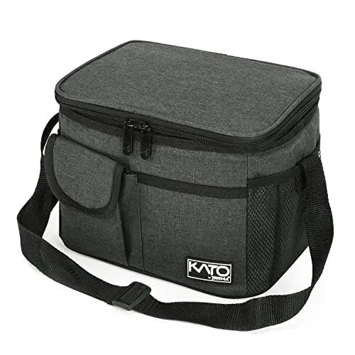 Produktbild: Kato Tirrinia Faltbar Klein Kühltasche 8L(15 Dosen), Arbeit Lunchtasche Isoliertasche für Unterwegs Auto Picknick Strand, Mini Essen Thermotasche Lunchbag Lunchbox Tasche für Herren Damen Kinder,