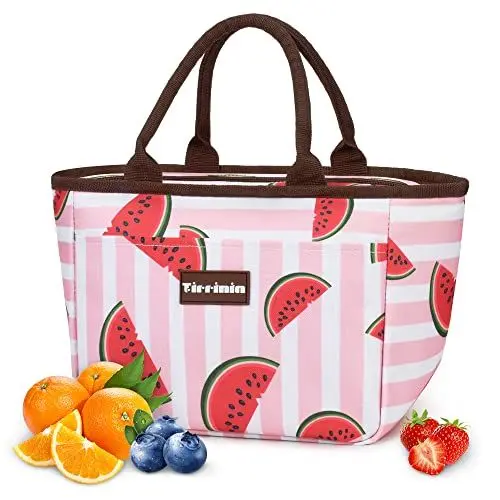 Produktbild: Kato Tirrinia Lunch Taschen für Kinder Damen,Isolierte Lunch Bag Einkaufstasche Männer, kühltasche mit Fronttasche, für Arbeit/Schule/Picknick