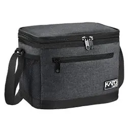 Produktbild: Kato Tirrinia Faltbar Klein Kühltasche 8L(15 Dosen), Arbeit Lunchtasche Isoliertasche für Unterwegs Auto Picknick Strand, Mini Essen Thermotasche Lunchbag Lunchbox Tasche für Herren Damen Kinder,