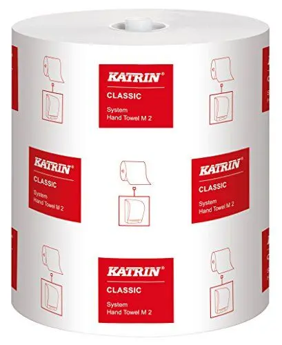 Produktbild: Katrin 460102 Classic System M2 Handtuchrolle, 2-lagig (6-er Pack)