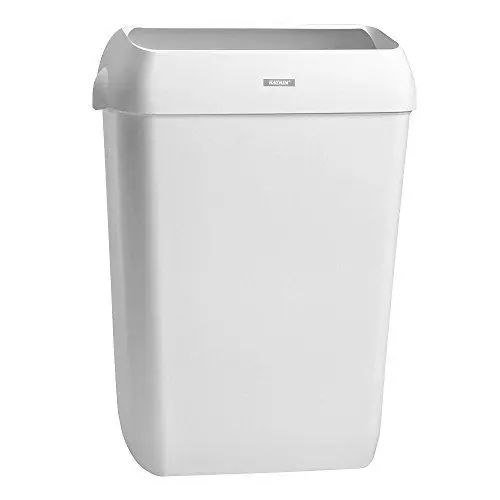 Produktbild: Katrin 91912 Abfallbehälter, 50 L, Weiß (2-er Pack)