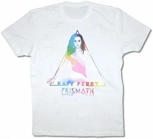 Produktbild: Katy Perry Prismatic Tour R-MC Mens White T Shirt White T-Shirts & Hemden(3X-Large)