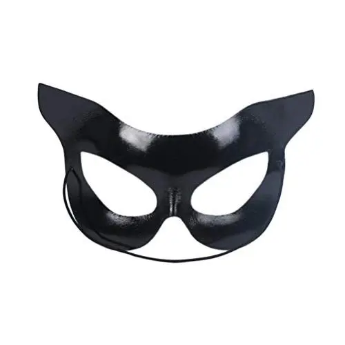 Produktbild: Holibanna Katze Maske halbe Gesichtsmaske Catwoman Maske Halloween Party Kostüme