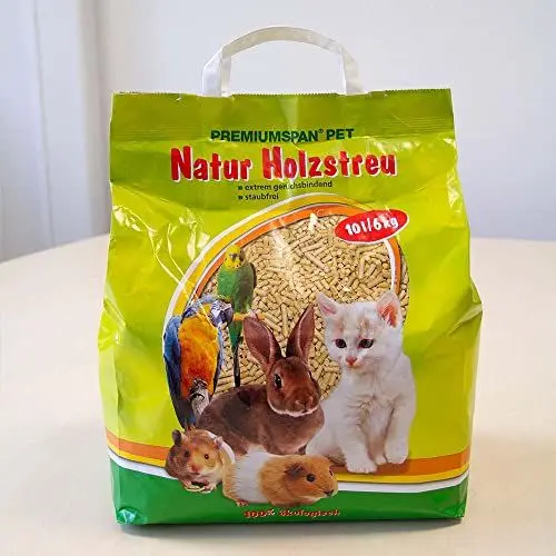 Produktbild: Katzen Holzstreu 10ltr Katzenholzstreu Einstreu Katzenstreu Holzpelletts