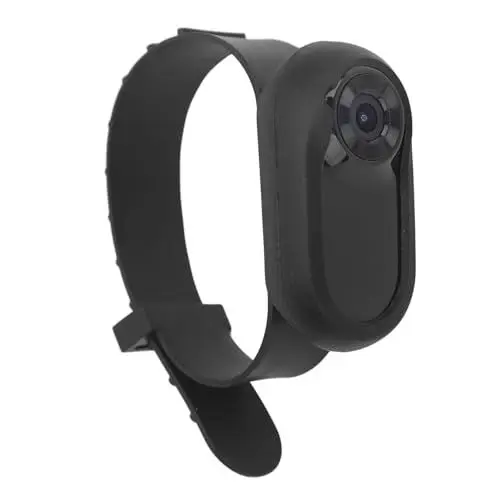Produktbild: CCYLEZ Haustierhalsband-Kamera, Katzen- und Hundehalsbandkamera mit Video- und Fotofunktionen, Tragbare Action-Kamera für Haustiere, Freunde, Full-HD-DV-Haustier-Sport-Action-Kamera,