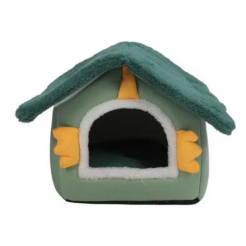 Produktbild: Katzenhöhle, Katzenhäuser für Hauskatzen, Gemütliche Höhle, Hundebett, Weiches, Warmes Katzenbett, Höhle, Abnehmbares, Gemütliches Hundehaus, Schlafbett für Welpen, Hamster,