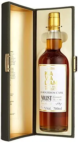 Produktbild: Kavalan Solist Single Malt Bourbon Cask mit Geschenkverpackung Whisky (1 x 0.7 l)