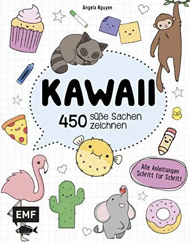 Produktbild: Kawaii – 450 süße Sachen zeichnen: Alle Anleitungen Schritt für Schritt