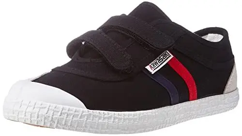 Produktbild: kawasaki Unisex Retro Shoe W/Klettverschluss Sneaker, 1001 Schwarz, 41 EU