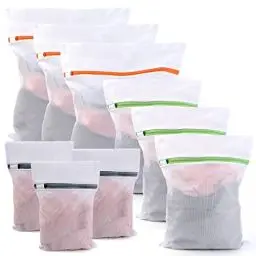 Produktbild: Kaycolin Wäschenetz für Waschmaschine 9 Stück Wäschebeutel Wäschenetze, wäschesack Waschmaschine Laundry Bag, Geeignet für Mäntel, Pullover, Hemden, Socken, Jeans, Plüschtiere usw, Grau,grün