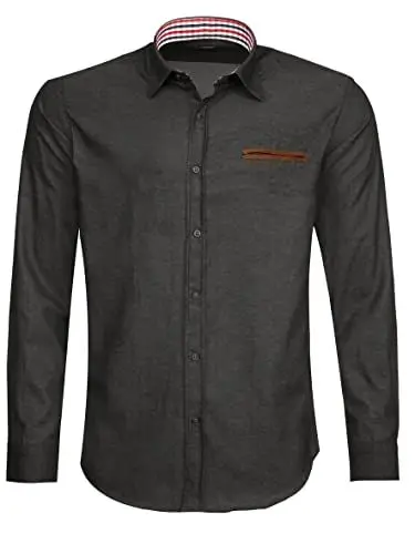 Produktbild: Kayhan Herren jeanshemd Twoface Black-01 L