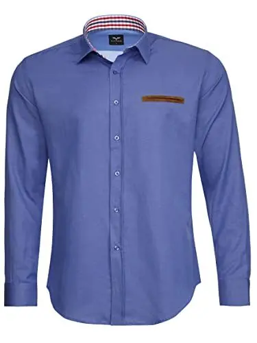 Produktbild: Kayhan Herren jeanshemd Twoface Blue-01 XL