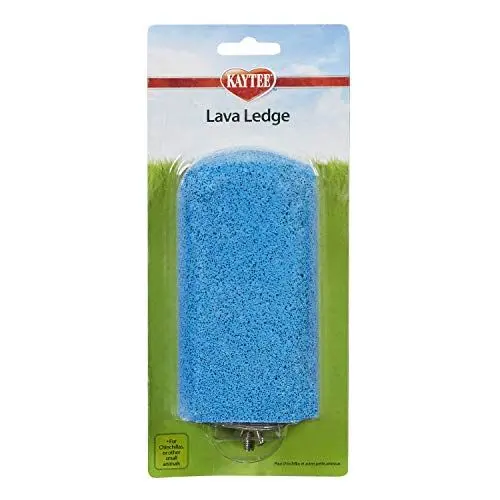Produktbild: Kaytee Lava Ledge, Regal, Kletterwand für kleine Haustiere, Chinchillas, Frettchen, Kaninchen, Ratten, sicher zu kauen, natürliches Bimsgestein