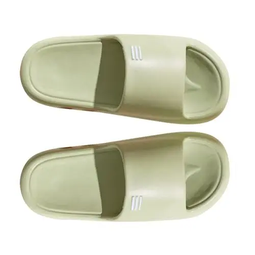 Produktbild: Kcabrtet 1 Paar Kissen-Hausschuhe mit dicken Sohlen, bequem, leicht, für den Duschraum, rutschfeste Hausschuhe für den Sommer (Size 38 to 39(Fit 37 to 38 Feet))