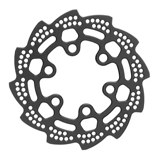 Produktbild: Kcabrtet RC Aluminiumlegierung Hintere Bremsscheibe für LOSI 1:4 Promoto MX Motorrad Dirtbike Upgrade Teile (Black)