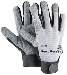Produktbild: KCL 640 1 Paar, Gr. 10, RewoMech® 640 Schutzhandschuh aus Kunststoff, Leder