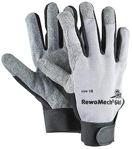 Produktbild: KCL 640 1 Paar, Gr. 10, RewoMech® 640 Schutzhandschuh aus Kunststoff, Leder