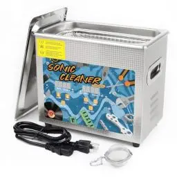 Produktbild: KECOOLKE 3L Ultraschallreiniger mit großer Kapazität mit Heizung und Zeiteinstellung 120 W Edelstahl Professioneller Schallreiniger für die Reinigung Werkzeug Uhr Gläser