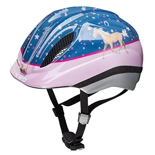 Produktbild: Meggy II Originals Kinder Fahrradhelm, Made in Germany, mit LED-Rücklicht, nur 220g, QUICKSAFE Verstellsystem und Insektenschutz